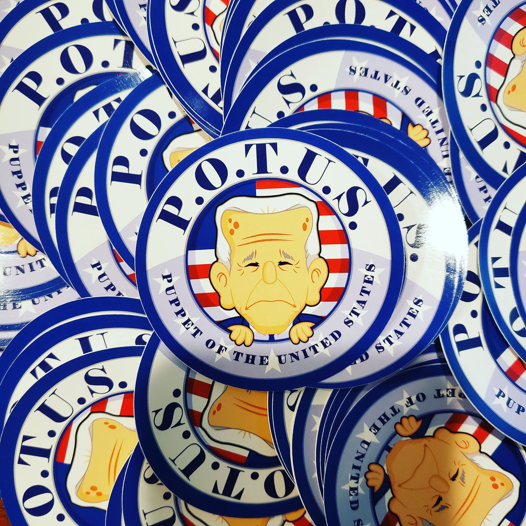 Puppet of the United States Sticker